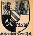 Wappen von Hohenstein-Ernstthal/ Arms of Hohenstein-Ernstthal