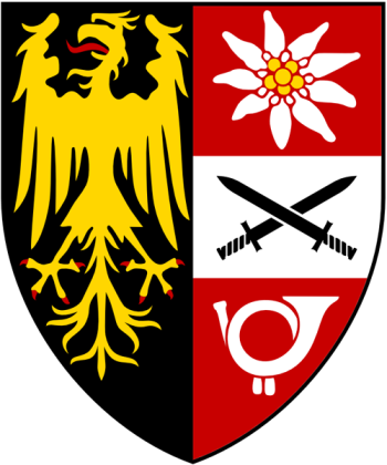 Coat of arms (crest) of the Jaeger Battalion Oberösterreich, Austrian Army