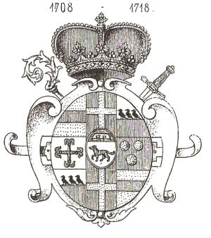 Arms of Franz Arnold von Wolff-Metternich zur Gracht