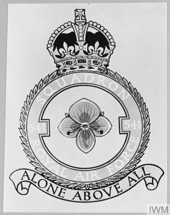 Coat of arms (crest) of the No 541 Squadron, Royal Air Force