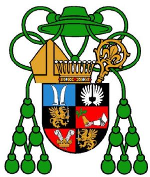 Arms of Ernst Maria Ferdinand von Bissingen-Nieppenburg