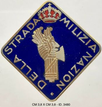 Coat of arms (crest) of the Roads Militia, MVSN