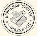 Siegel von Vohrenbach
