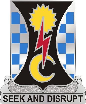 Coat of arms (crest) of 109th Military Intelligence Battalion, US Army
