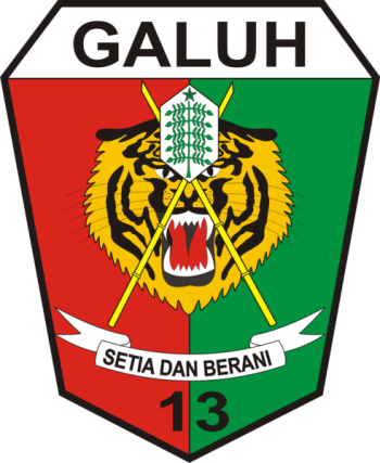 Coat of arms (crest) of the 13th Infantry Brigade, Indonesian Army