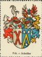 Wappen Freiherr von Scheffer nr. 2808 Freiherr von Scheffer