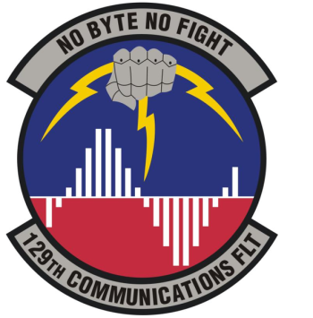 Coat of arms (crest) of the 129th Communications Flight, US Air Force