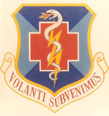 Coat of arms (crest) of the 809th Medical Group, US Air Force