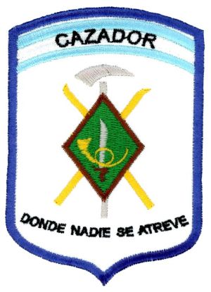 Coat of arms (crest) of the 8th Mountain Ranger Company 1st Lieutenant Ibañez, Argentine Army