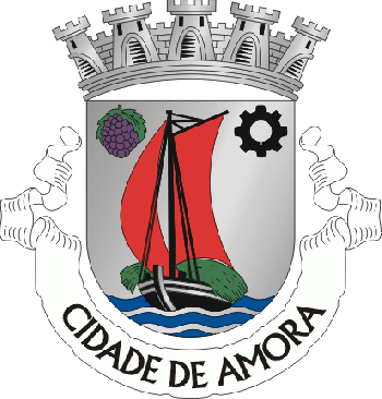 Brasão de Amora/Arms (crest) of Amora