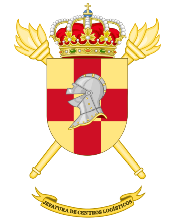 Coat of arms (crest) of the Logistics Centers Command, Spanish Army