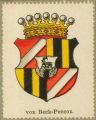 Wappen von Beck-Peccoz nr. 451 von Beck-Peccoz