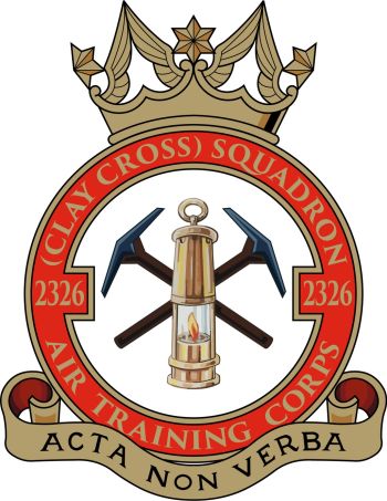 Coat of arms (crest) of the No 2326 (Clay Cross) Squadron, Air Training Corps