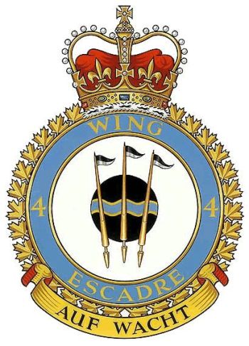 Coat of arms (crest) of the No 4 Wing, Royal Canadian Air Force