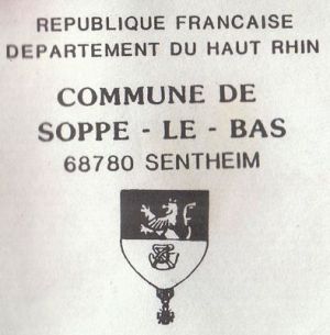 Blason de Soppe-le-Bas