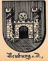 Wappen von Neuburg an der Donau/ Arms of Neuburg an der Donau