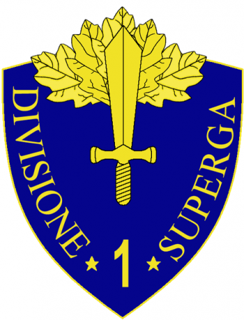Coat of arms (crest) of the 1st Infantry Division Superga, Italian Army
