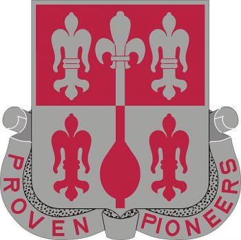 Coat of arms (crest) of 299th Engineer Battalion, US Army