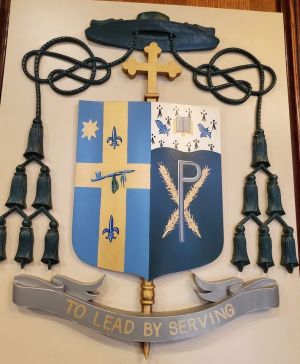 Arms (crest) of Edward William O'Rourke