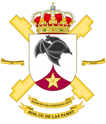 Coat of arms (crest) of the Army Airmobile Force Headquarters Battalion, spanish Army