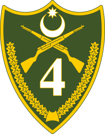 Coat of arms (crest) of the 4th Army, Azerbaijan Armed Forces