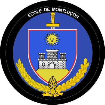 Coat of arms (crest) of the Gendarmerie School of Montluçon, France