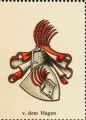 Wappen von den Hagen nr. 2316 von den Hagen