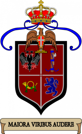 Coat of arms (crest) of 3rd Bersaglieri Regiment, Italian Army