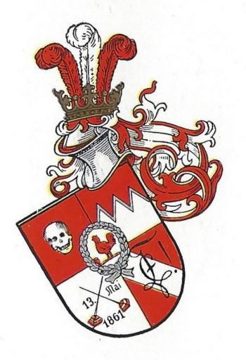 Arms of Corps Franconia zu Hamburg
