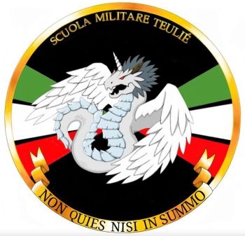 Coat of arms (crest) of the Course Musso III 2018-2021, Military School Teulié, Italian Army