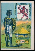 Arms (crest) of EthiopiThe arms in a Spanish album, 1920s
