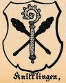 Wappen von Knittlingen/ Arms of Knittlingen