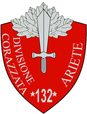Coat of arms (crest) of the 132nd Armoured Division Ariete, Italian Army