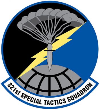 Coat of arms (crest) of the 321st Special Tactics Squadron, US Air Force