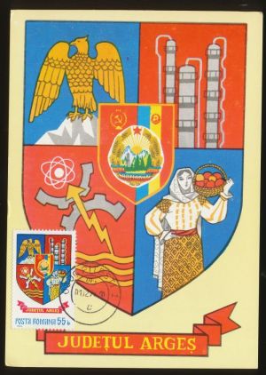 Coat of arms (crest) of Argeș (county)