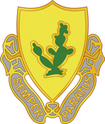 Coat of arms (crest) of 12th Cavalry Regiment, US Army