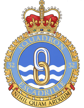 Coat of arms (crest) of the No 32 Squadron, Royal Canadian Air Force