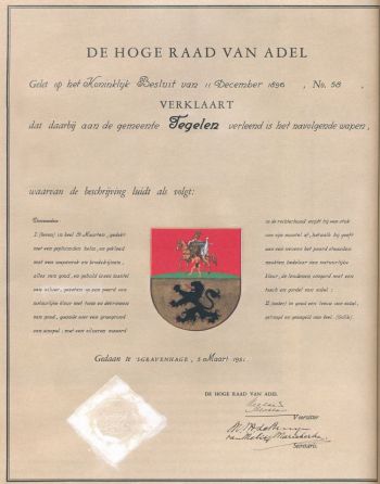 Wapen van Tegelen