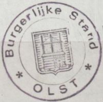 Wapen van Olst/Arms (crest) of Olst