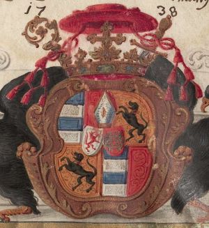 Arms (crest) of Joseph Dominikus von Lamberg