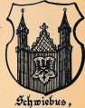 Wappen von Schwiebus/ Arms of Schwiebus