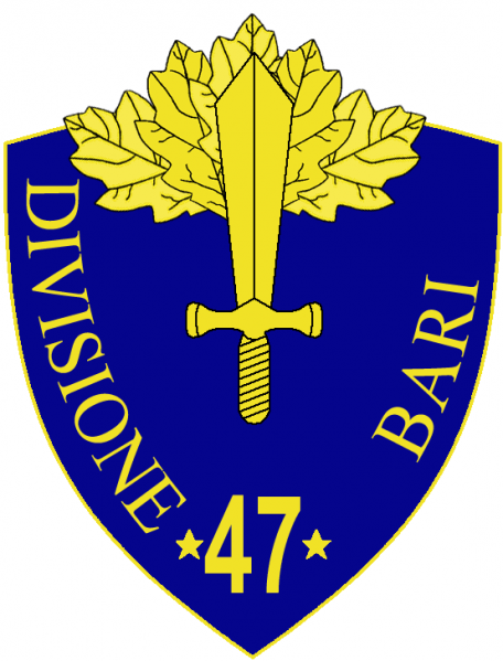 File:47th Infantry Division Bari, Italian Army.png
