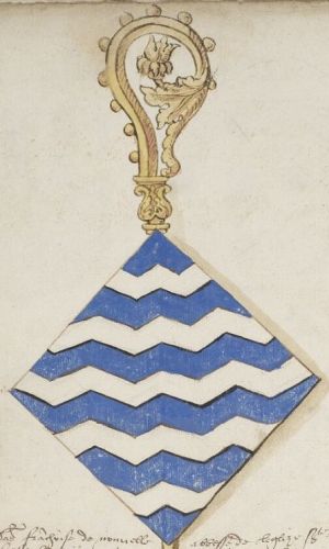 Arms (crest) of Françoise de Nouvelle