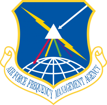 Coat of arms (crest) of the Air Force Frequency Management Agency, US Air Force