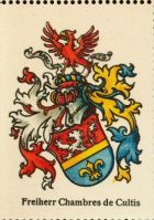 Wappen Freiherr Chambres de Cultis