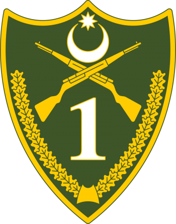 Coat of arms (crest) of the 1st Army, Azerbaijan Armed Force