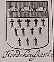 Wapen van Hoedekenskerke/Arms (crest) of Hoedekenskerke