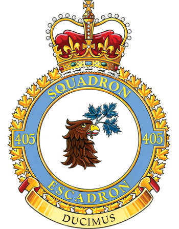 Coat of arms (crest) of the No 405 Squadron, Royal Canadian Air Force
