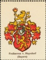 Wappen Freiherren von Haysdorf nr. 2353 Freiherren von Haysdorf