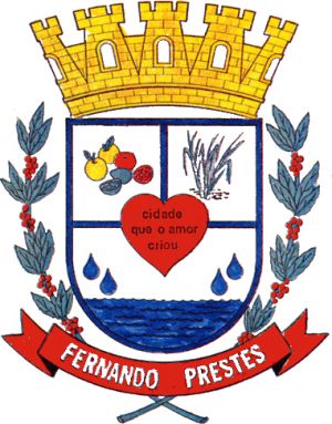 Brasão de Fernando Prestes/Arms (crest) of Fernando Prestes